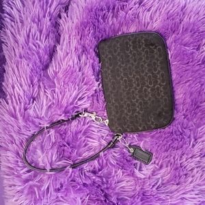Coach Y2K black wristlet wallet